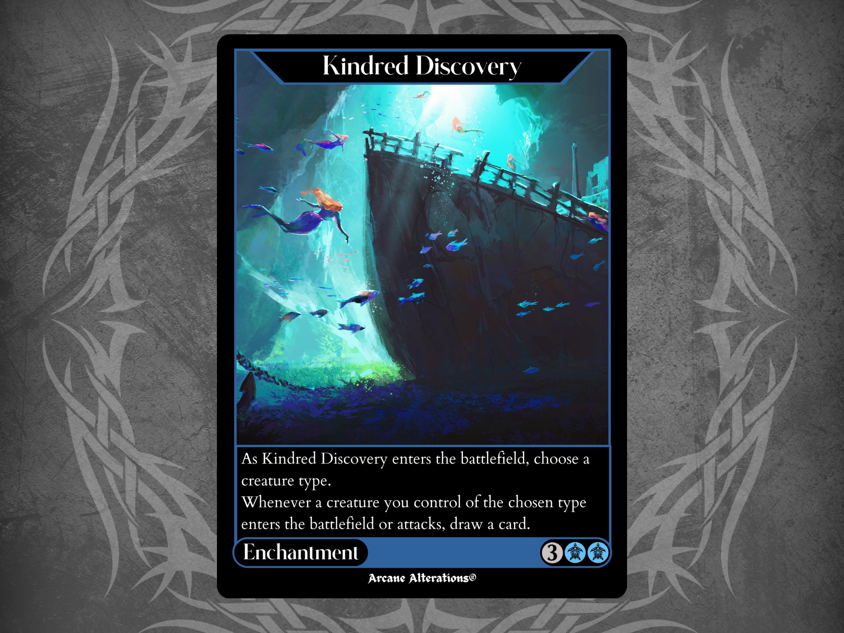 Kindred Discovery - Full Art Custom Card - Etsy UK