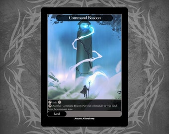 mtg beacon cards Magic The Gathering - Commander Masters - Gatewatch Command Beacon Land Magic the Gathering [050] FIFTH