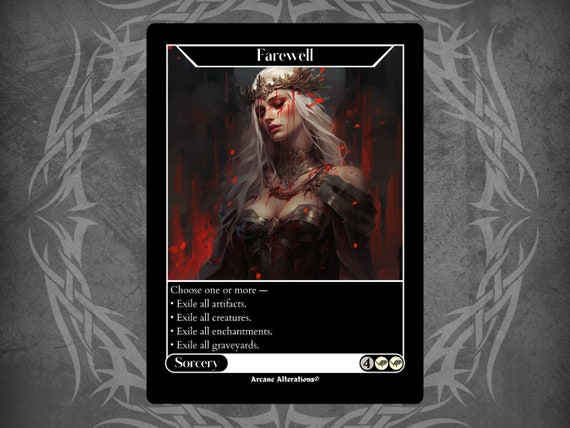 farewell card mtg Magic: the Gathering - Farewell to Arms