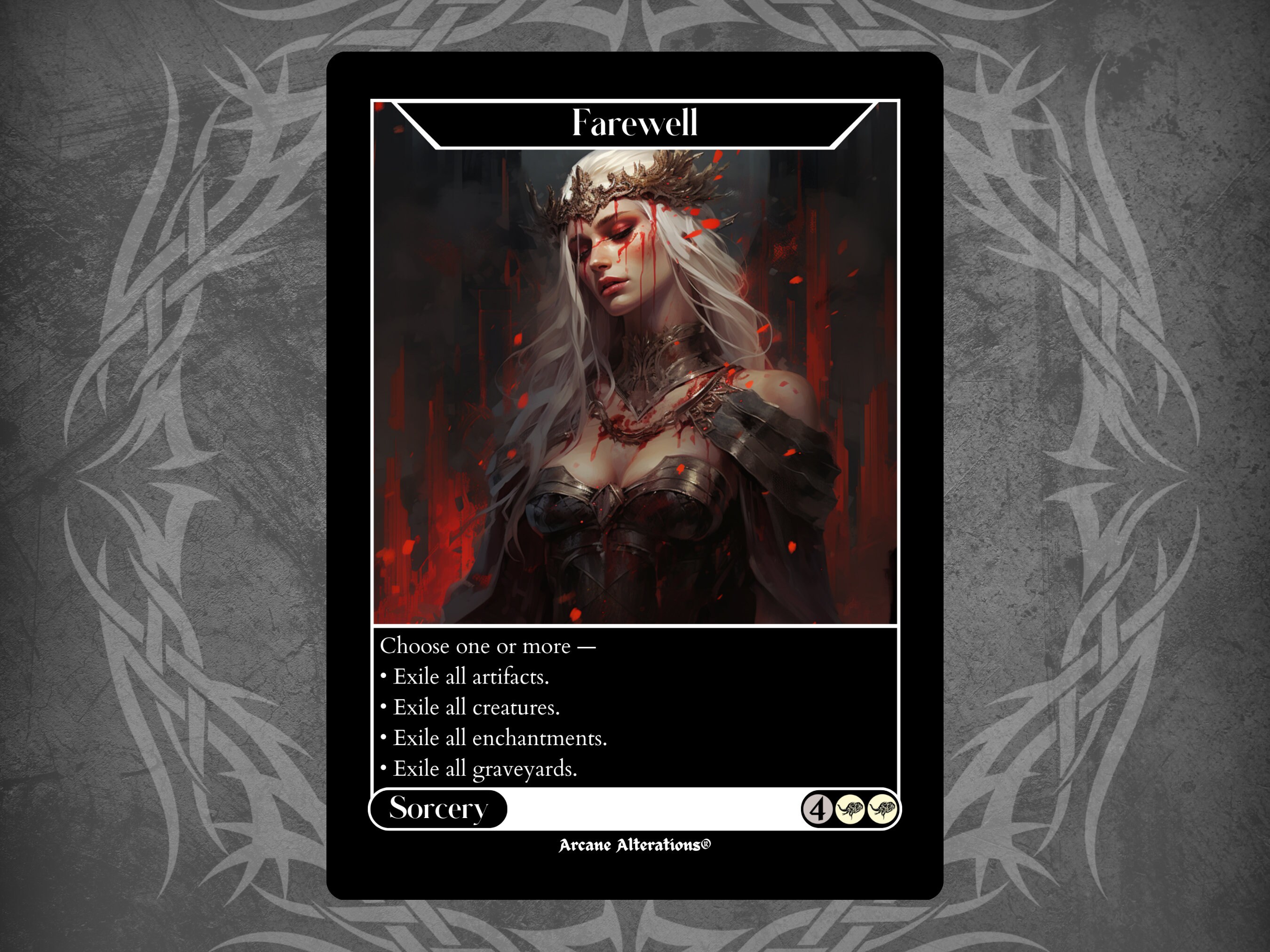 Farewell - Full Art Custom Card - Etsy