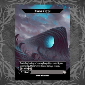 Mana Crypt - Proxy Full Art Carta Personalizada