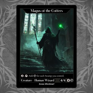 Magus of the Coffers - Proxy Full Art Custom Card