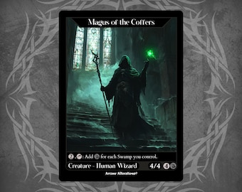 Magus of the Coffers - Proxy Full Art Custom Card