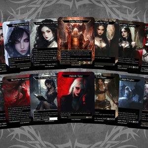 Bundle Vampire - Carte personnalisée proxy pleine d'illustrations