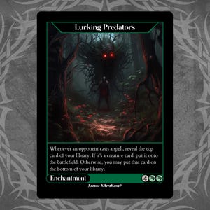 Lurking Predators - Full Art Custom Card
