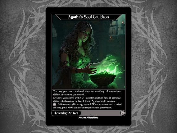 Agatha's Soul Cauldron - 伝説のアーティファクト Agatha's Soul Cauldron (Prerelease) (Wilds of Eldraine