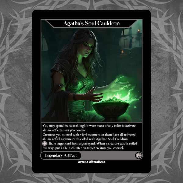 Agatha's Soul Cauldron - Full Art Custom Card