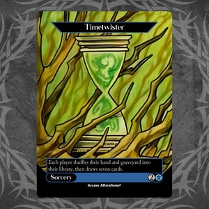 Timetwister - Magic Playtest Proxy - Fullart - Etsy