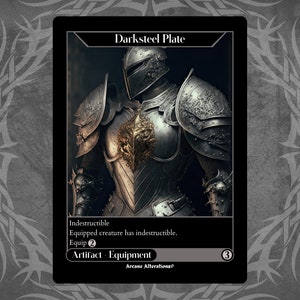 Darksteel Plate - Full Art Custom Card