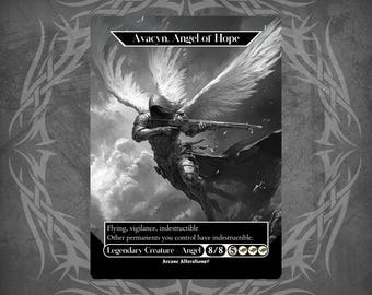 希望の天使アヴァシン　初期　foil サイン入り 希望の天使 アヴァシン 日本語版】希望の天使アヴァシン/Avacyn, Angel