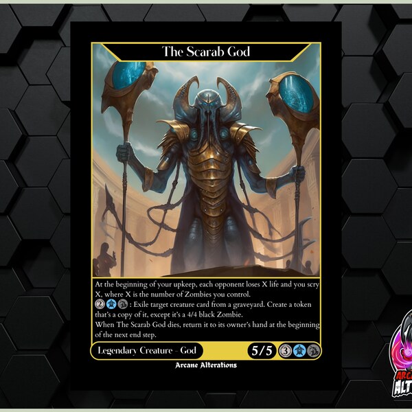 The Scarab God - Full Art Custom Card