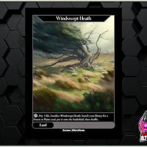 Lande balayée par le vent - Carte personnalisée Full Art