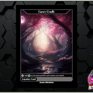 Gaea&#39;s Cradle - Full Art Custom Card
