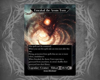 Emrakul, the Aeons Torn - Proxy Full Art Custom Card - Etsy