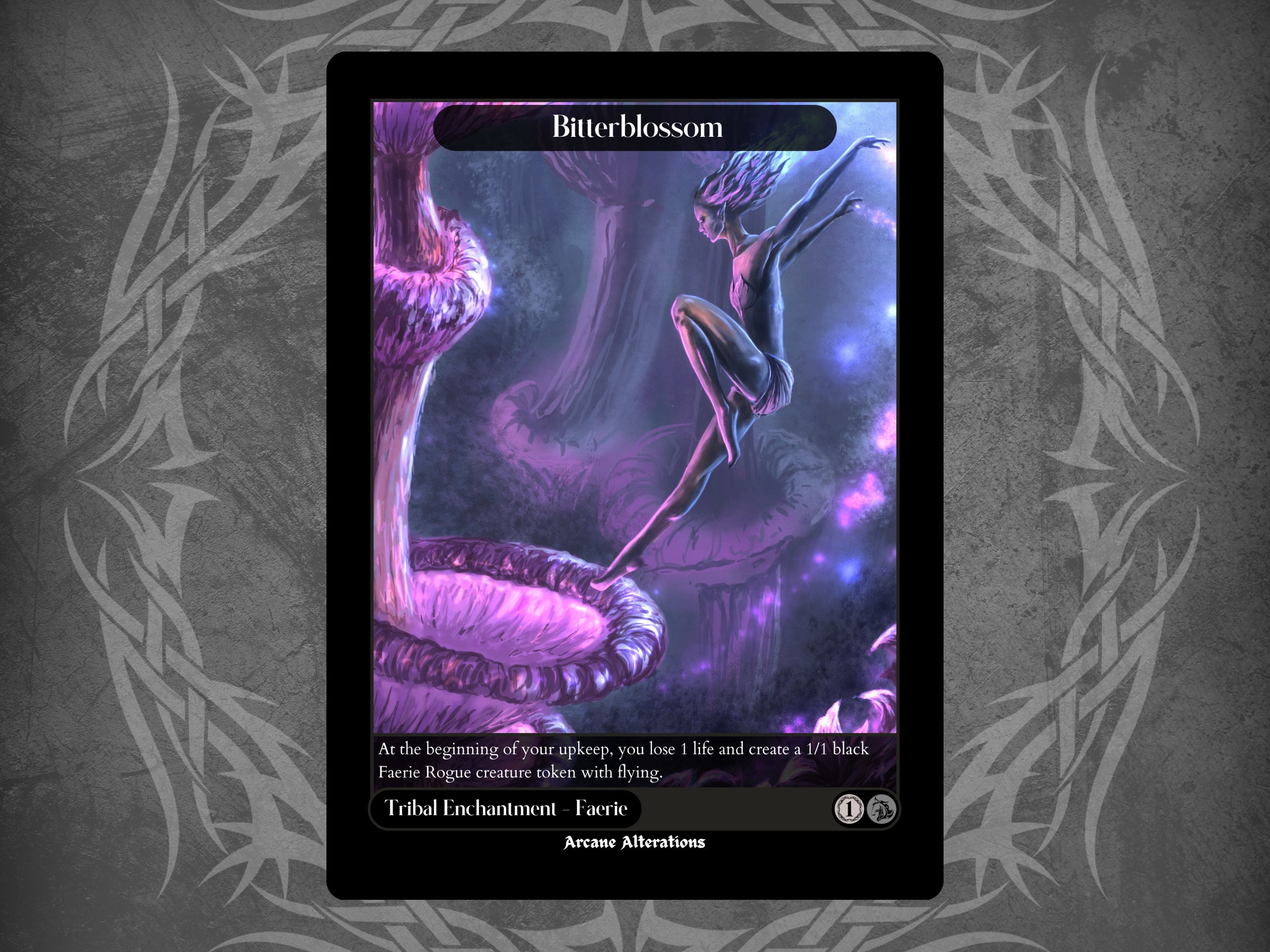 Bitterblossom - Full Art Custom Card - Etsy