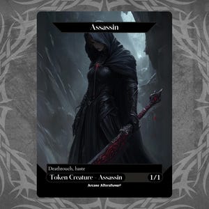 Assassin Token - Proxy Full Art Custom Card
