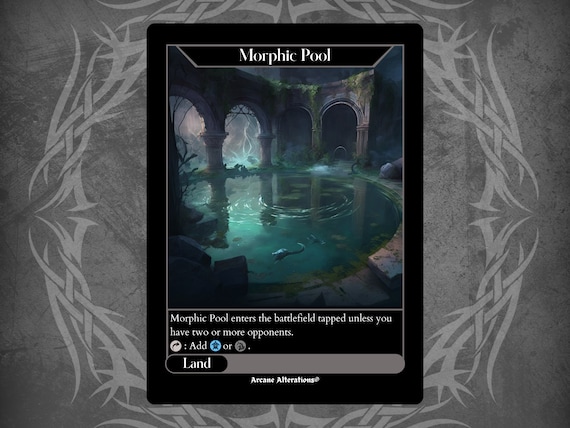 Morphic Pool - Full Art Custom Card - Etsy Israel