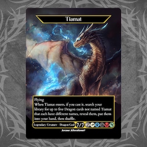 tiamat card mtg AFR] Tiamat : r/magicTCG