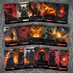 Fiery Emancipation - Proxy Full Art Cartão personalizado