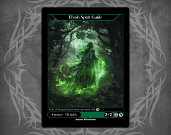 Elvish Spirit Guide - Full Art Custom Card - Etsy