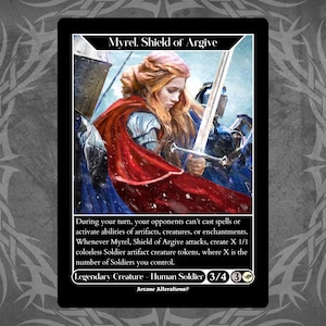 Myrel, Sheild of Argive - Full Art Custom Card