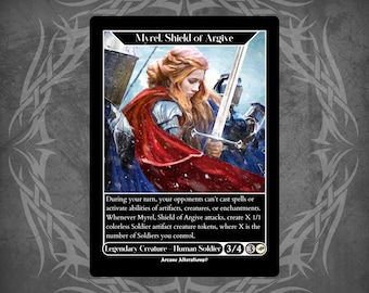 Myrel, Sheild of Argive - Full Art Custom Card