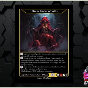 Dihada, Binder of Wills - Full Art Custom Card