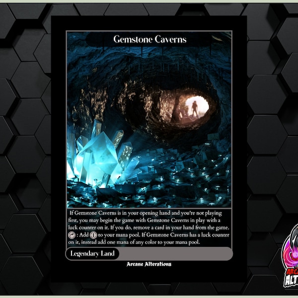 Gemstone Caverns - Full Art Custom Card