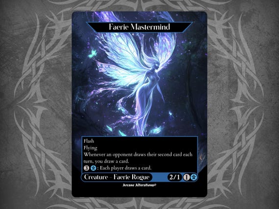 MTGプレイマット　The Poet and Faerie Queen Seb McKinnon (Signed) Rebecca Guay MTG Playmat The Poet and