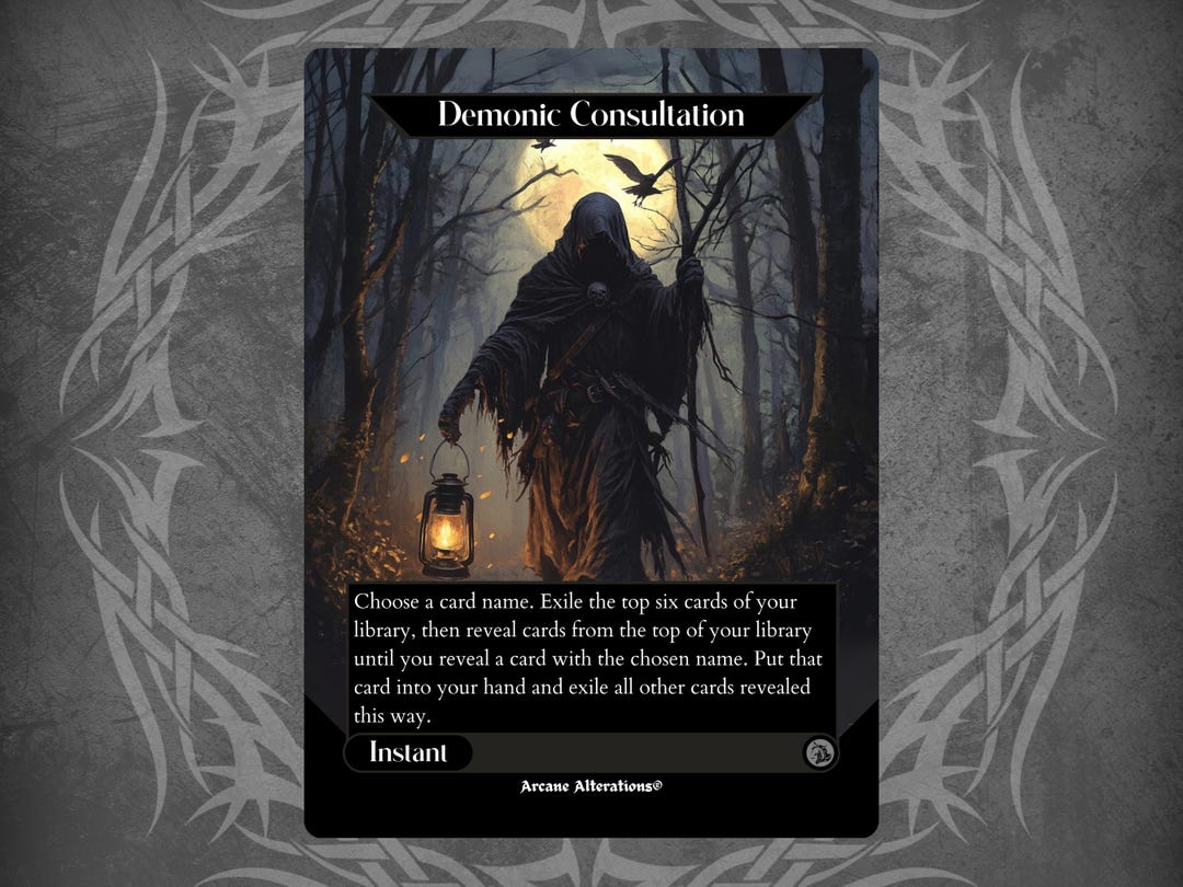 【MTG】Demonic Consultation Foil 未来枠 Demonic Consultation Foil 未来枠 Demonic Consultation (Halo Foil