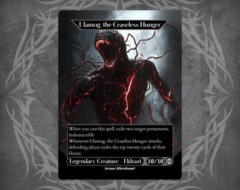 MTG 改変アートカード 絶え間ない飢餓、ウラモグ - Etsy 日本