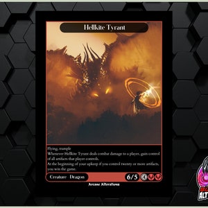 Hellkite Tyrant - Carta personalizzata Full Art