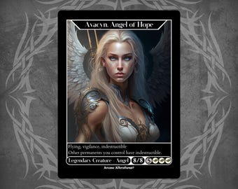 MTG 改変アートカード - 大天使アヴァシン / 浄化の神アヴァシン