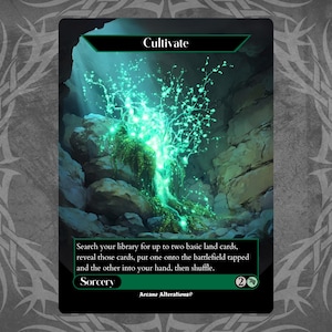Cultivate - Proxy Full Art Custom Card
