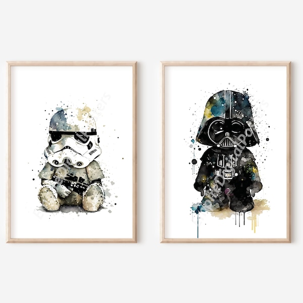 Baby Star War Posters Etsy