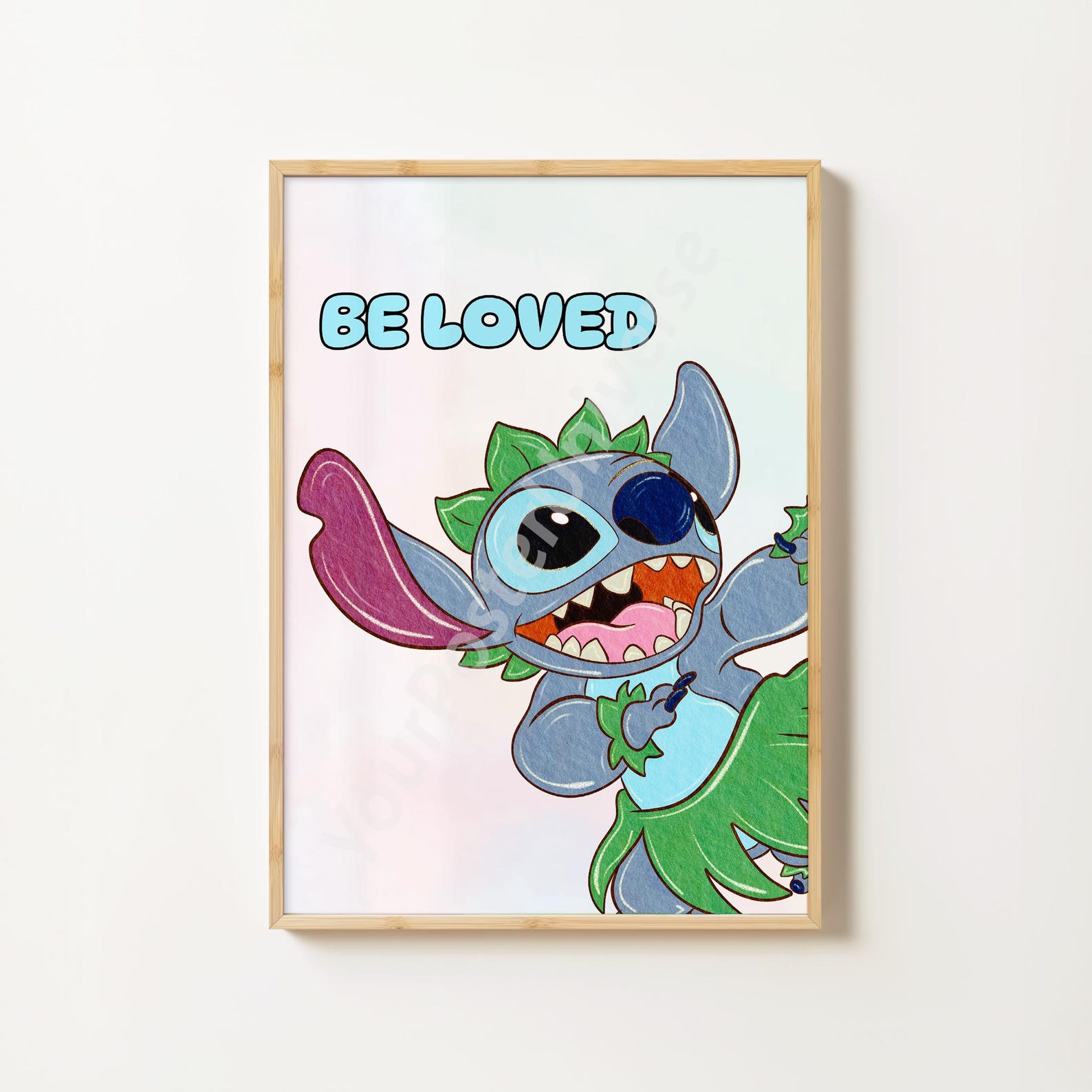 Stitch Side Notes Positive Notes Stitch Affirmation Poster - Nursery Decor, Lilo & Stitch, Positive ...