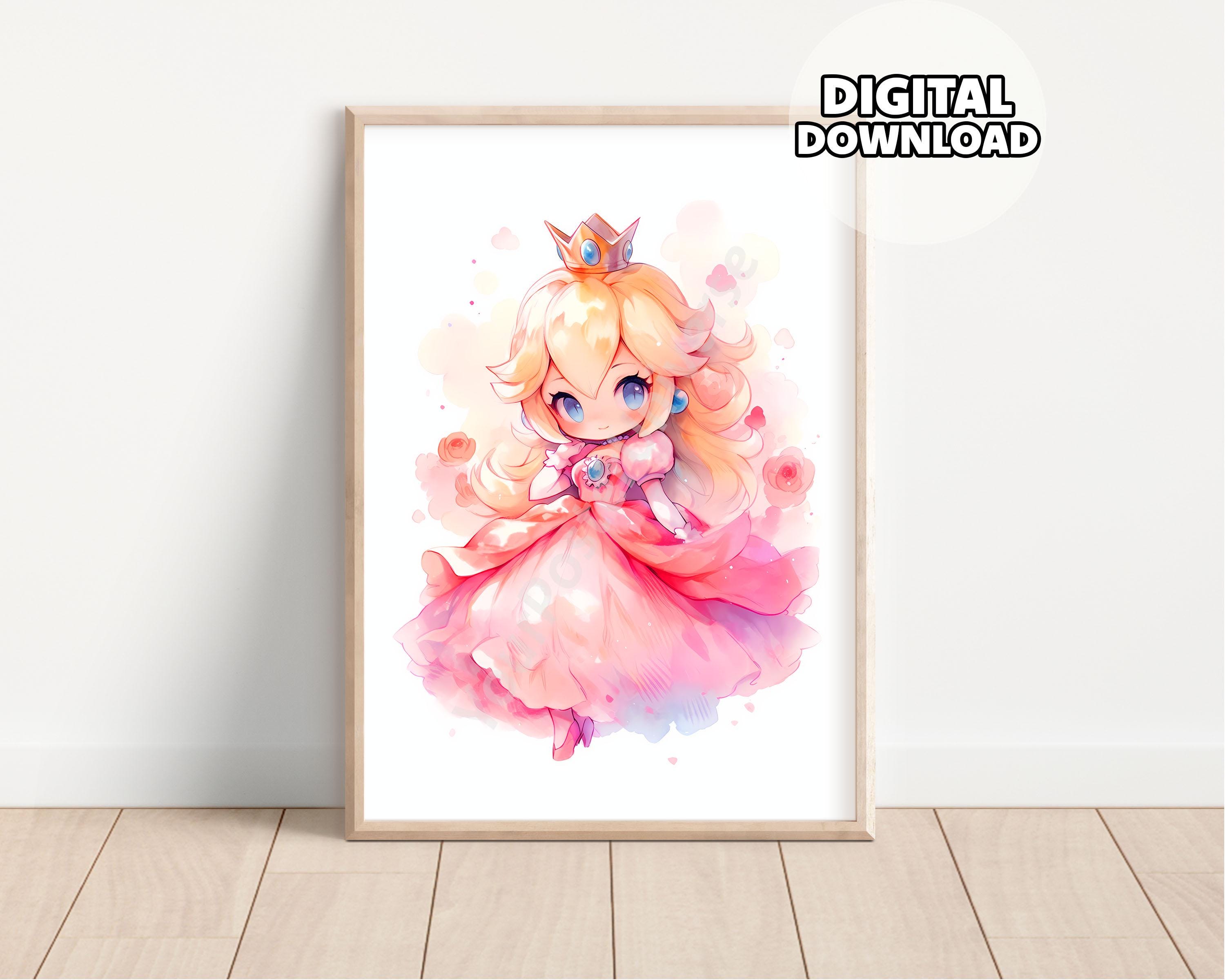 Drawing Super Mario Bros Poster - Mario and Luigi, Prints for Kids ...