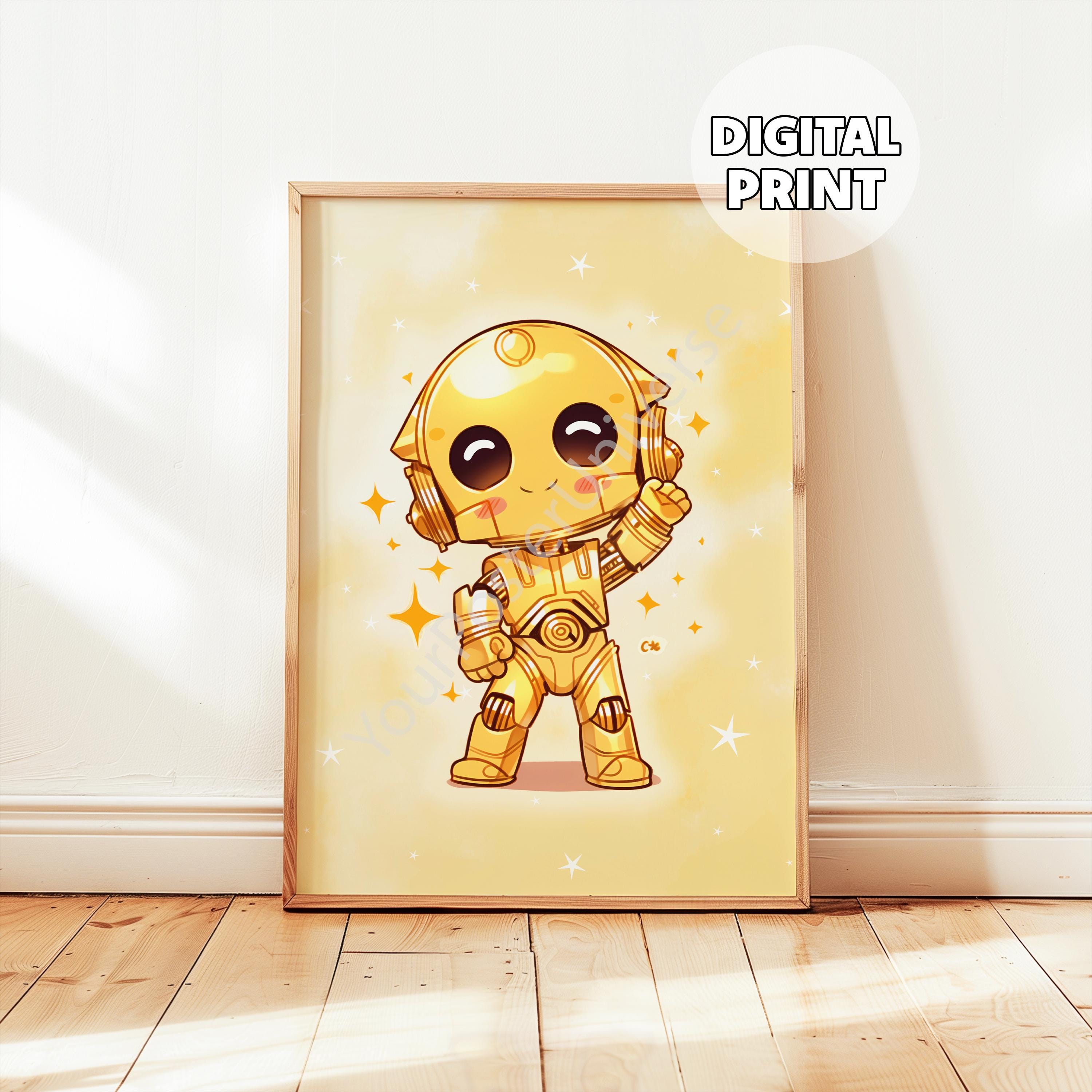 Chibi C3po - Etsy, image size:3000x3000