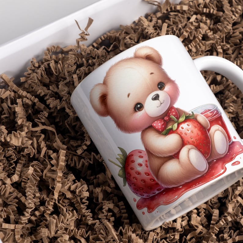 Teddy Bear Picnic Clipart Collection - Featuring Cute Strawberries