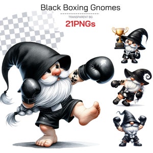 Boxing Wichtel Clipart & Boxing Day Geschenk Perfekt für Geburtstagsgeschenk, Vatertag, Geschenk für Ihn. Anzug für Sublimation (Becher, Kissen, T-Shirt usw.)