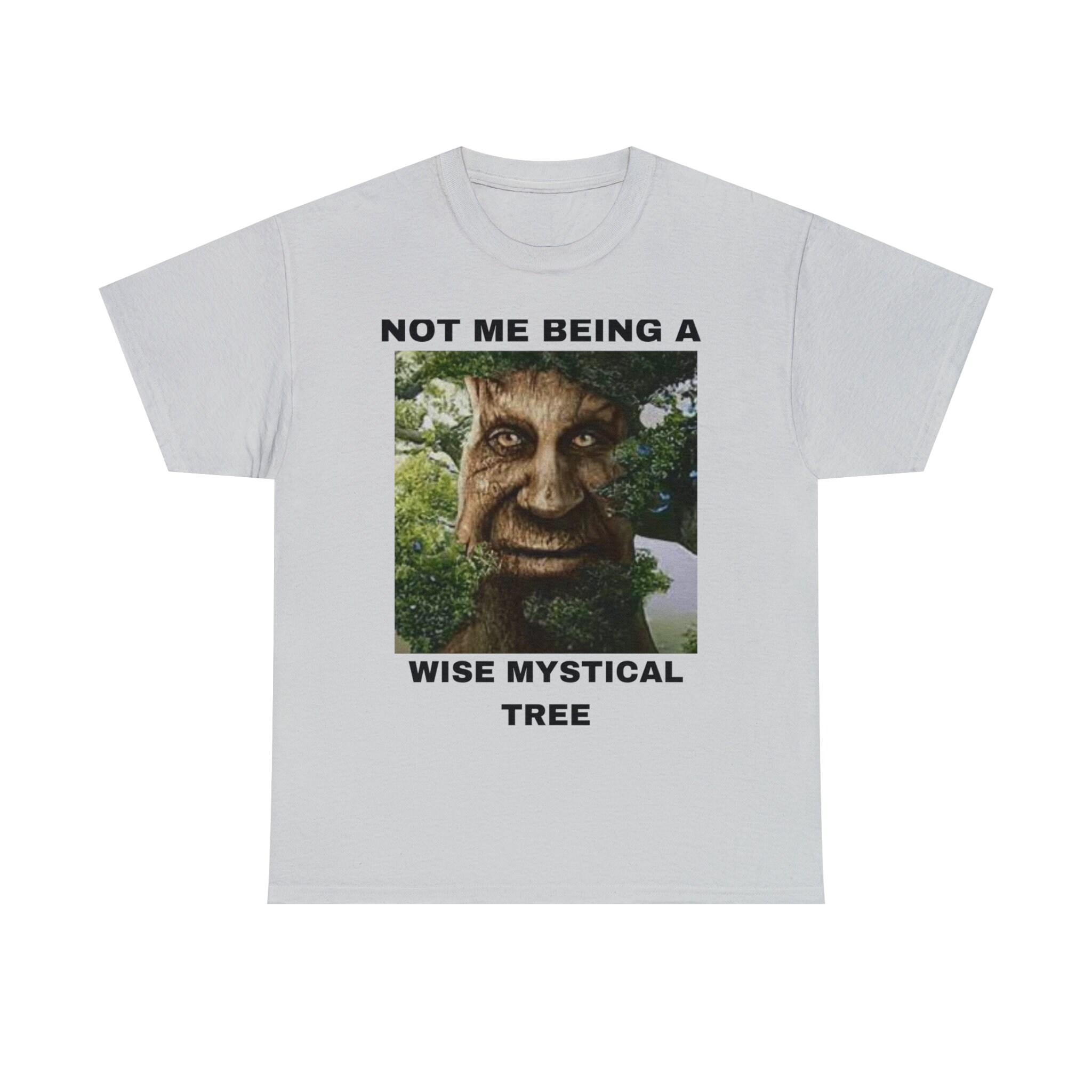 Funny Meme Men's T-shirt Wise Mystical Tree Game T-shirt 