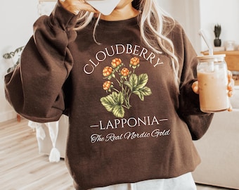Cloudberry Lapponia Sweatshirt: Scandinavian Crewneck