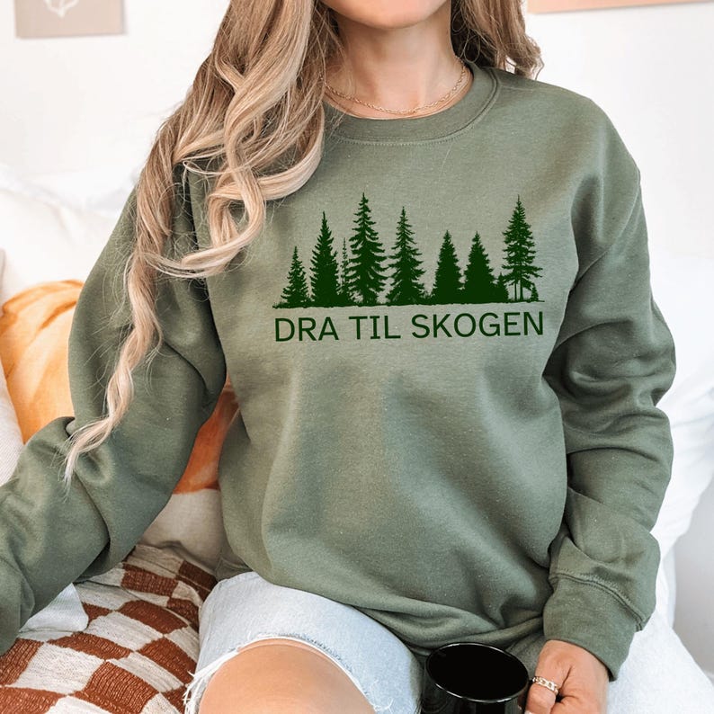 Norwegian Forest Sweatshirt: Funny Nordic Saying, Scandinavian Gift image 4