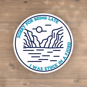 Norwegisch Aufkleber, lustiger Spruch, Laptop Dekor, Norwegen Geschenk, Reiseandenken, nordisches Souvenir, skandinavischer Aufkleber, Strumpf Stuffer