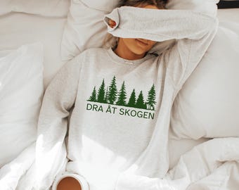 Swedish Forest Sweatshirt, Scandinavian Gift