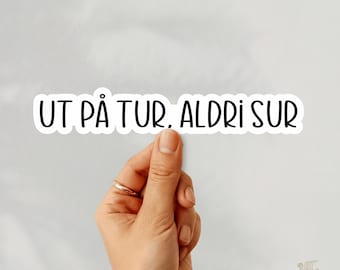 Skandinavischer Aufkleber, Norwegen Erinnerungsmarke, Aufkleber