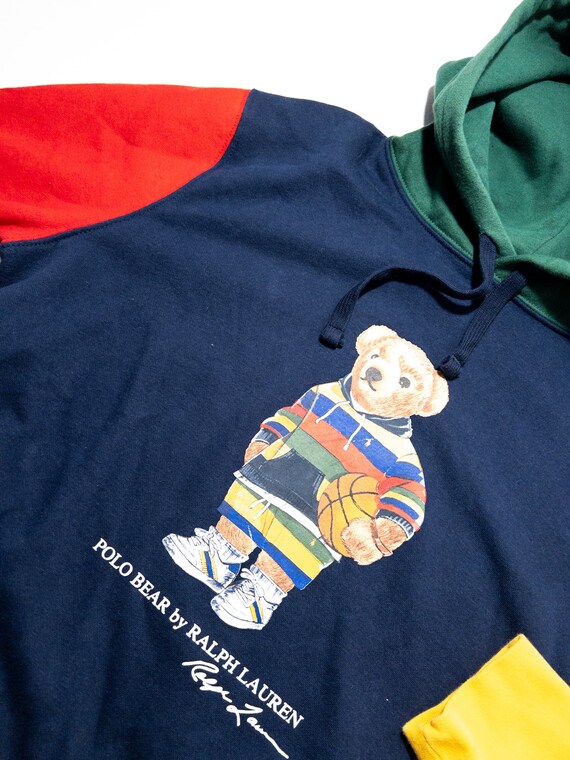 Polo ralph lauren seasonal bear hoodie outlet