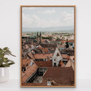 The City's Eyes Sibiu Hermannstadt Romania Art Print