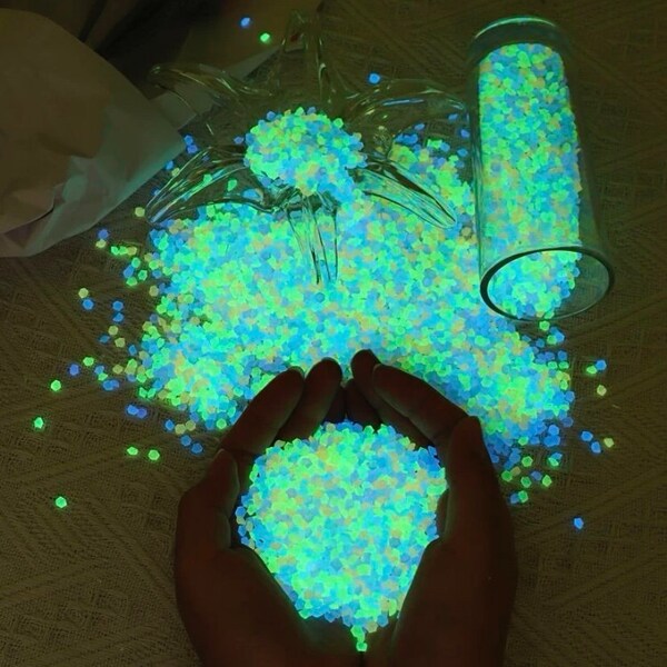Glow in the Dark Stones Etsy