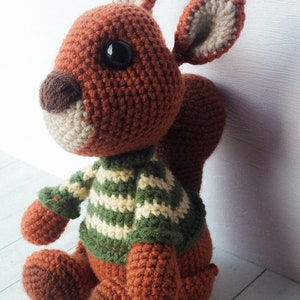 Squirrel stuffed animal, Squirrel plush, Squirrel figurines, Stuffed animal squirrel, Squirrel decoration, Squirrel decor, Squirrel gifts